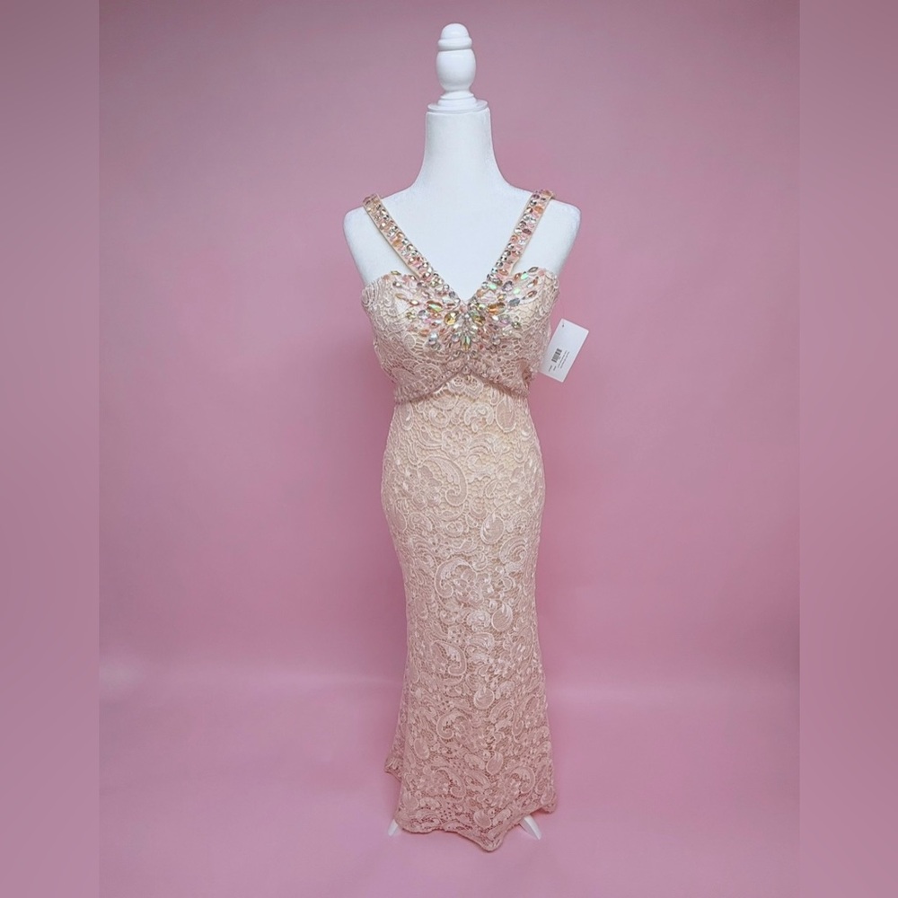 Stunning Lace Evening Gown - Picture 15 of 16